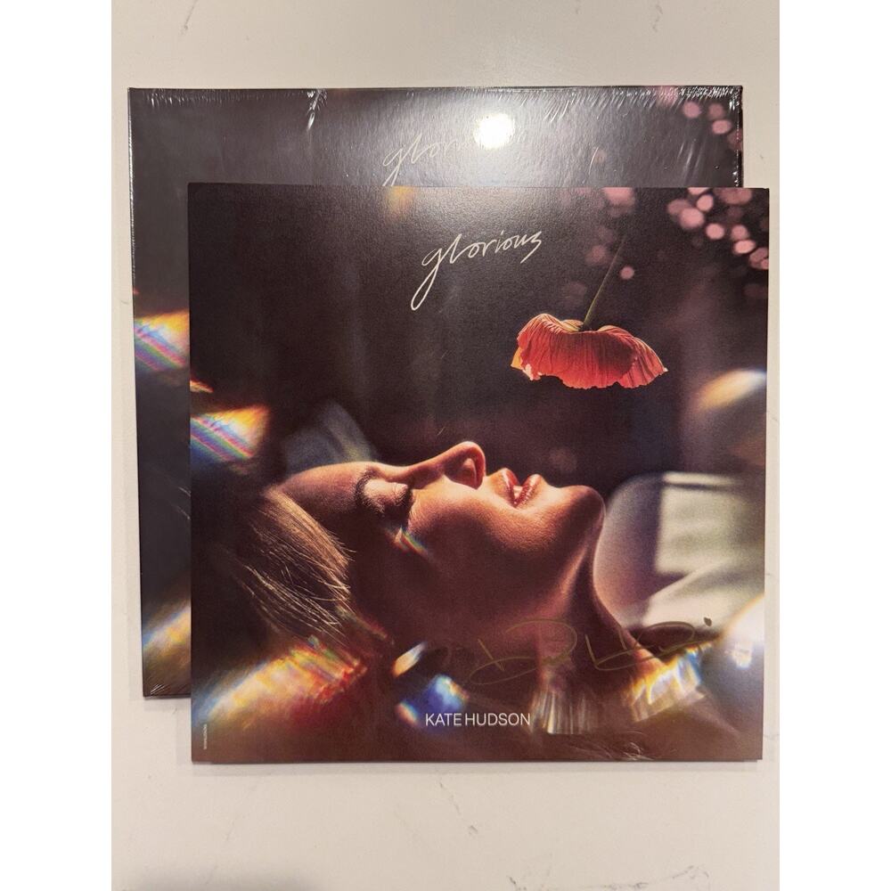 Kate Hudson AUTOGRAPHED Glorious Dark Teal Colored Vinyl LP Record SIGNED #5